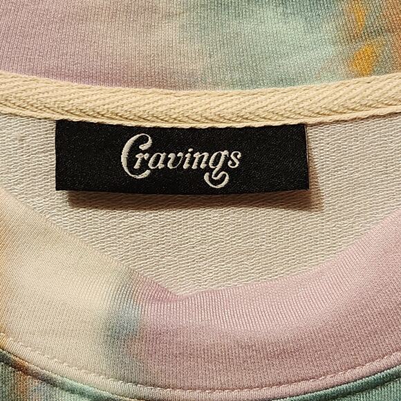 Sz Medium Soft Serve Swirl Lounge Set - Cravings by Chrissy Teigen Purple Green - Picture 6 of 11